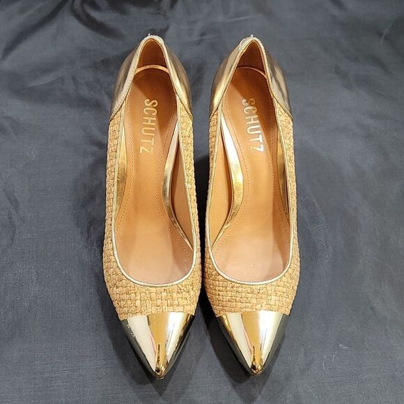 SCHUTZ POINTED TOE HIGH HEEL STILETTO PUMP - Picture 2 of 16